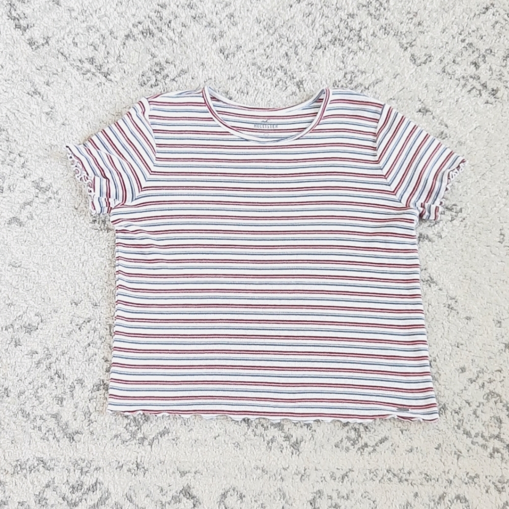 Hollister Ribbed Tshirt Size L